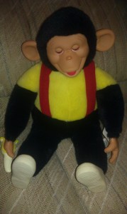 stuffed monkey toys from the 60s